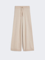 Wool And Cashmere Yarn Trousers for Women - Beige - Max Mara UAE