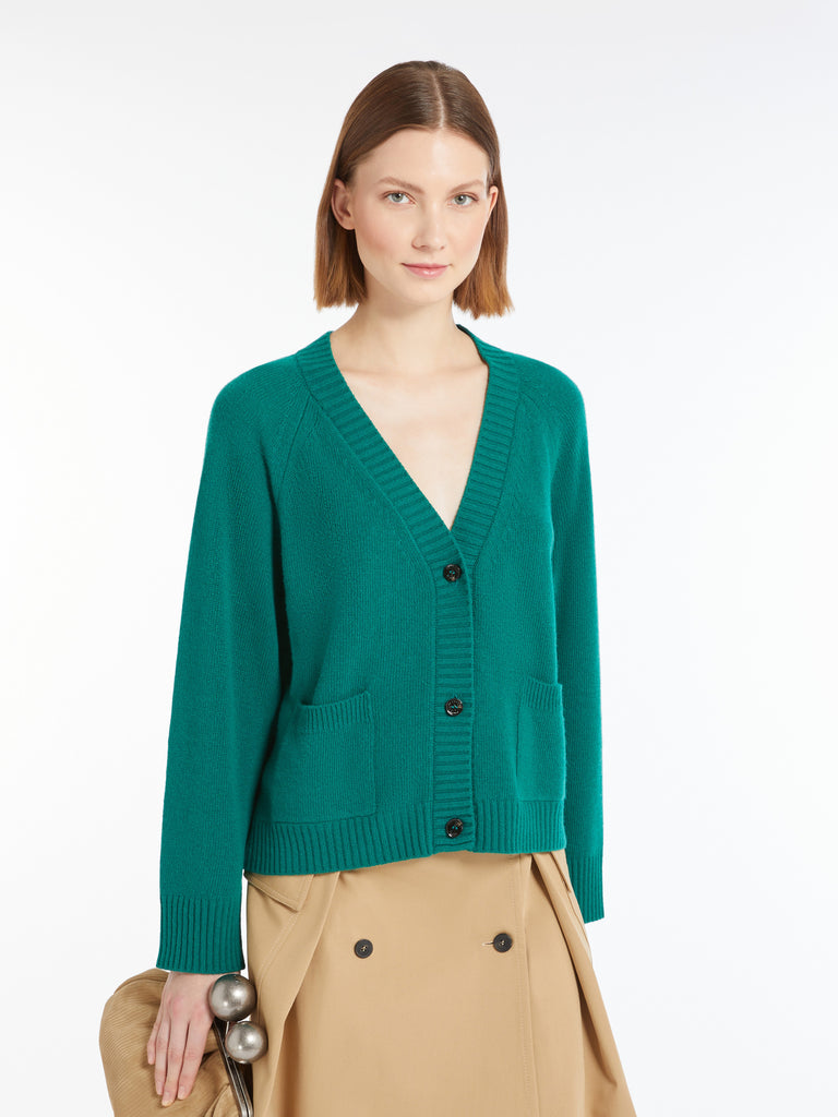 max mara wool and viscose yarn cardigan