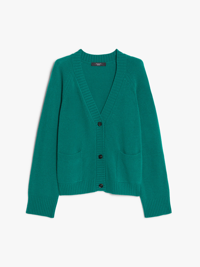 max mara wool and viscose yarn cardigan