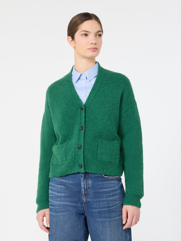 max mara alpaca and cotton yarn cardigan