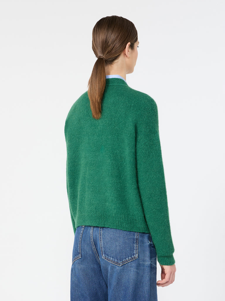 max mara alpaca and cotton yarn cardigan