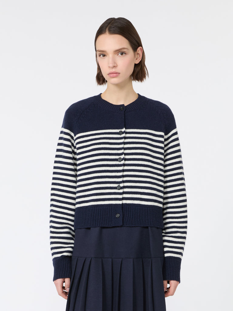 max mara wool yarn cardigan