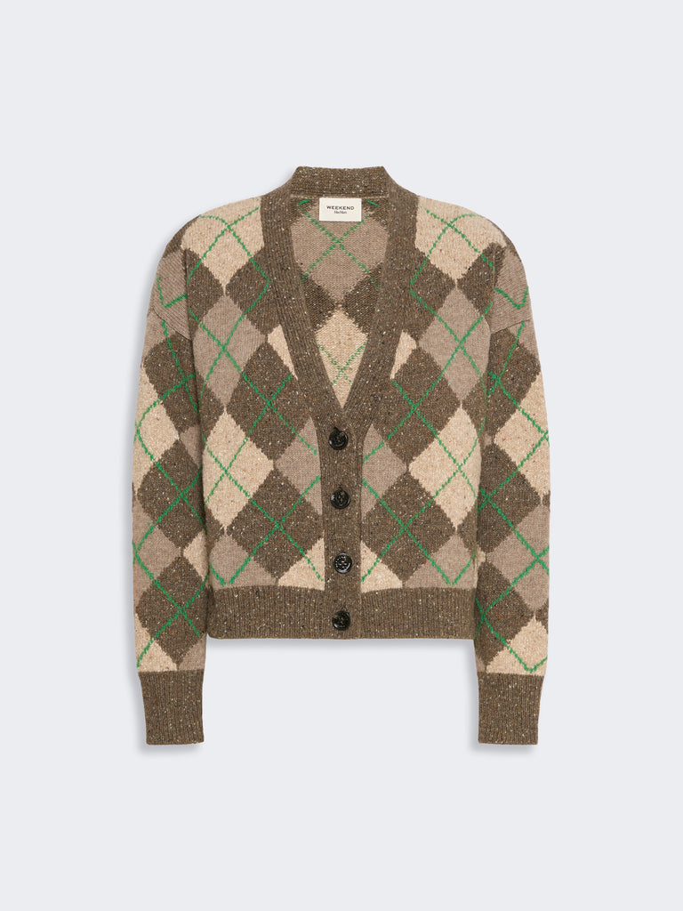 max mara wool yarn cardigan
