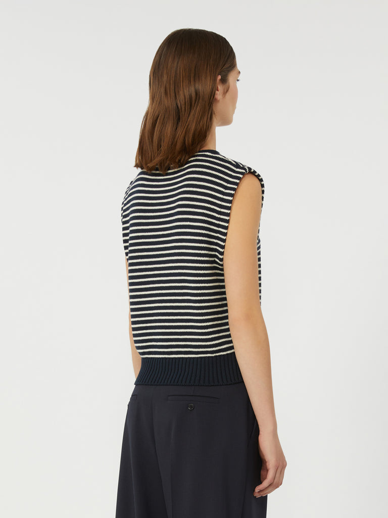 max mara cotton yarn gilet