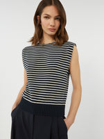 max mara cotton yarn gilet for women