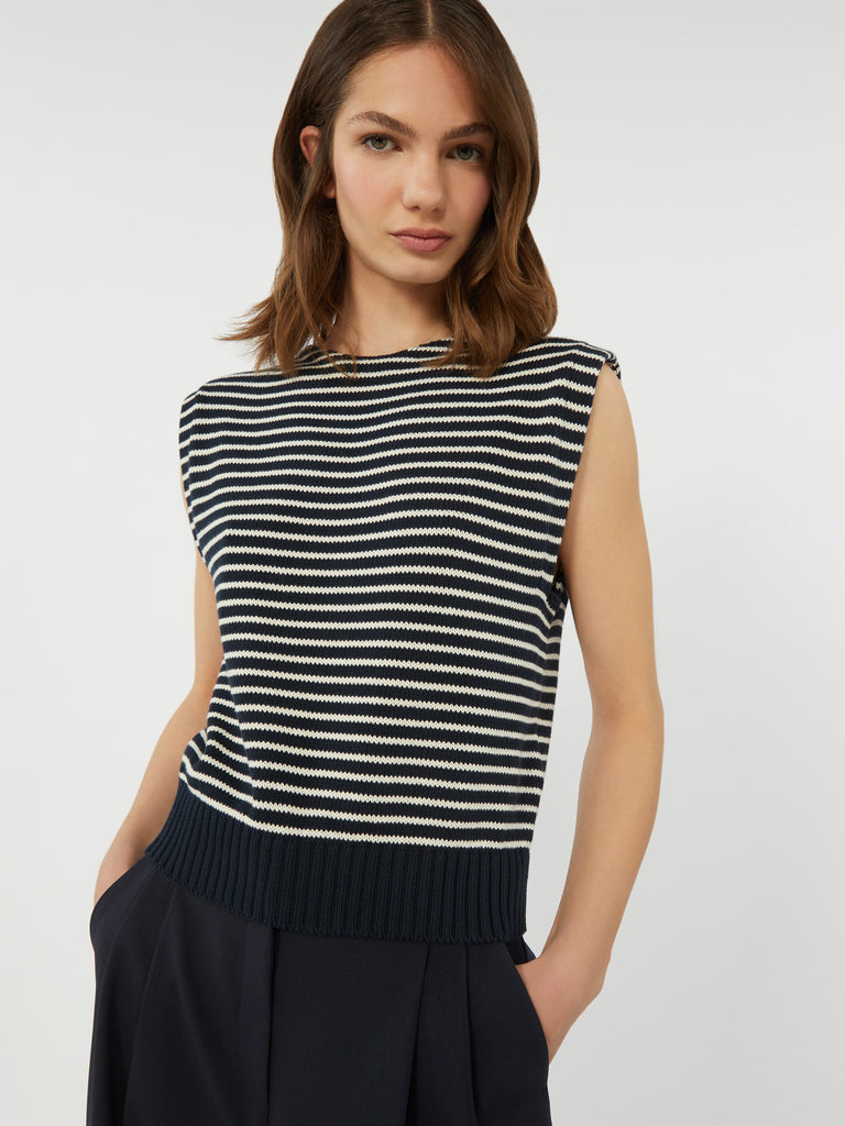 max mara cotton yarn gilet