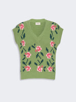 max mara inlaid cotton-blend gilet for women