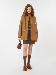 Wool and alpaca jacquard gilet