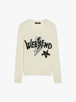 Cashmere Yarn Jumper for Women - Ivory - Max Mara UAE