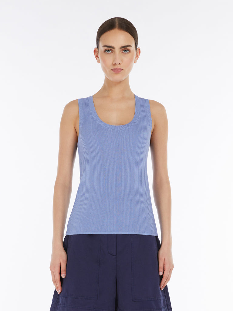 max mara viscose yarn top