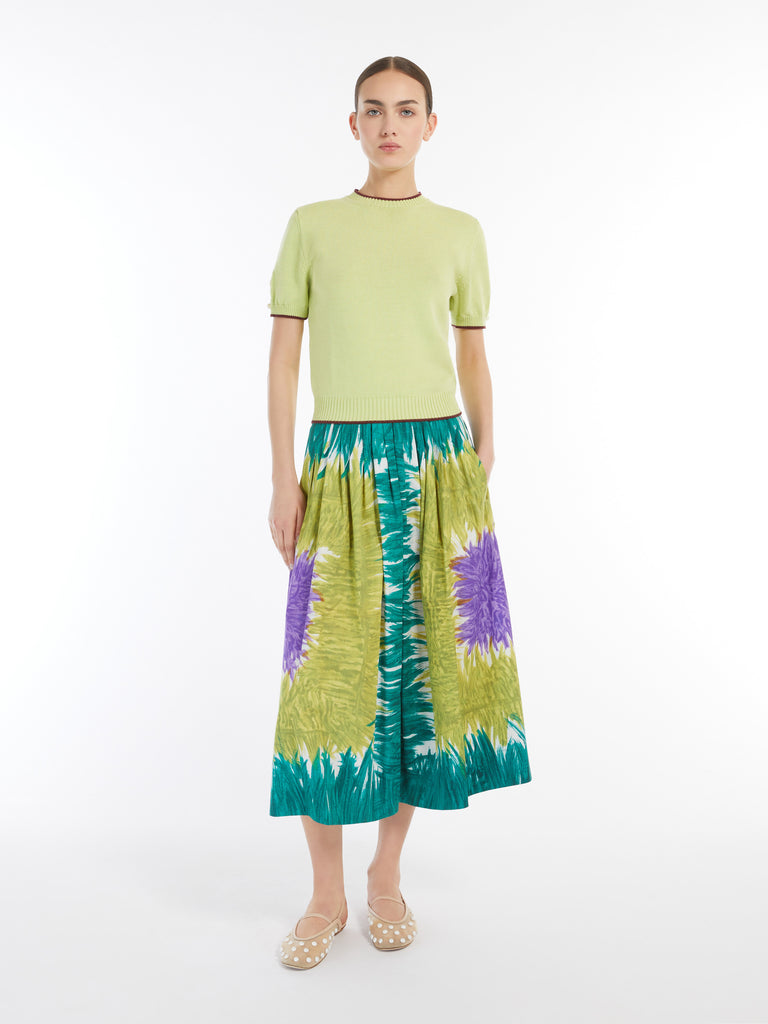 max mara short-sleeved cotton jumper