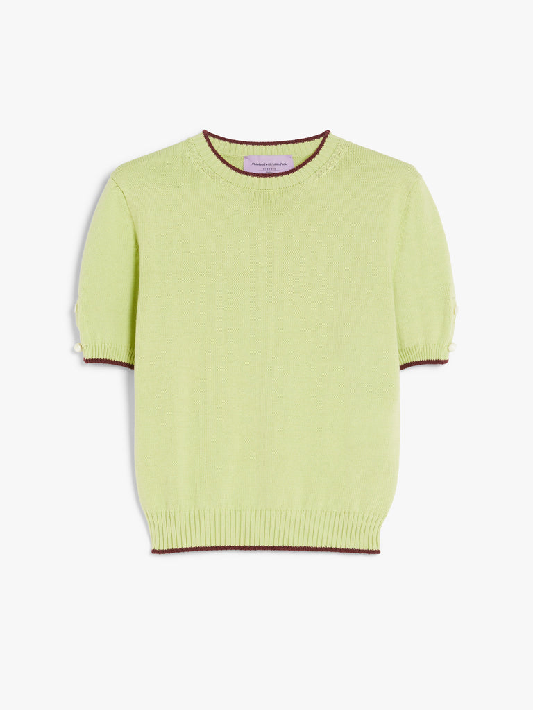 max mara short-sleeved cotton jumper