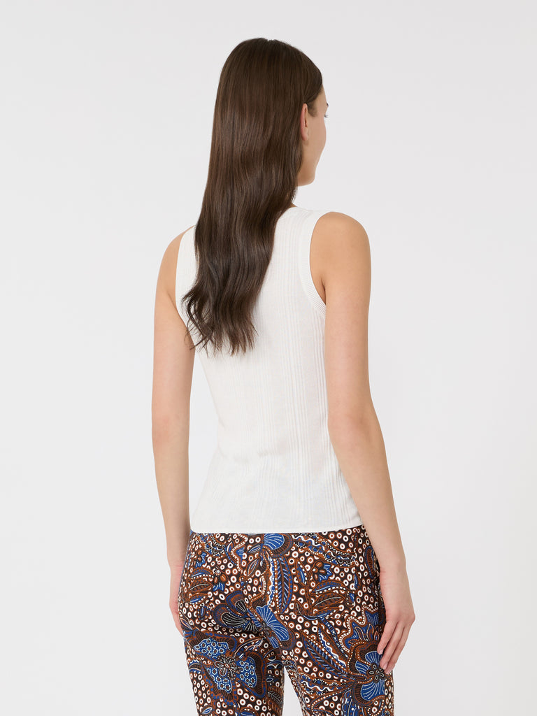 max mara viscose yarn sleeveless jumper