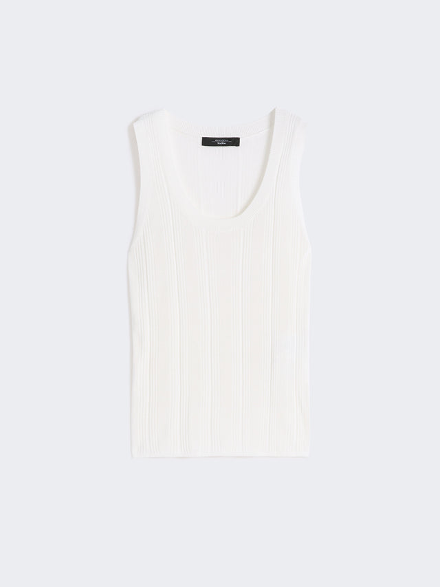 max mara viscose yarn sleeveless jumper for women