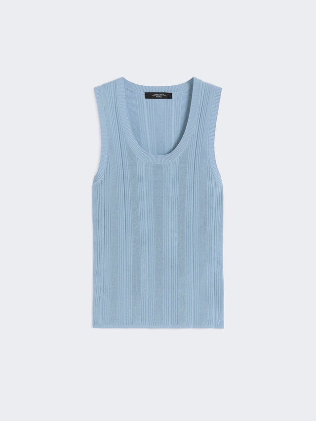 max mara viscose yarn sleeveless jumper for women