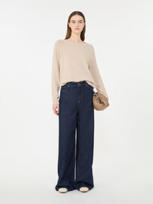 Cashmere Crew-Neck Sweater for Women - Sand - Max Mara UAE
