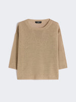 max mara linen yarn oversize jumper for women
