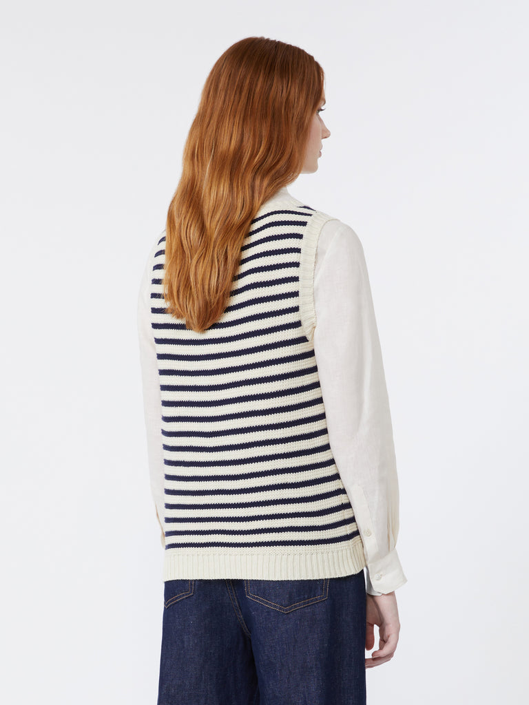 max mara ribbed cotton yarn jumper