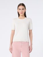 Silk And Cotton Jumper for Women - Ecru - Max Mara UAE