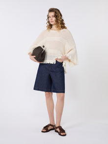 Cotton Yarn Oversize Jumper for Women - Ecru - Max Mara UAE