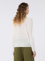 max mara linen yarn jumper for women
