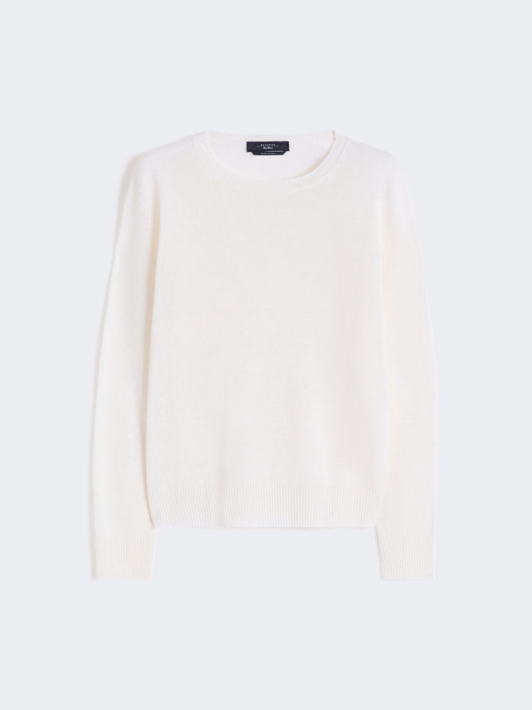 max mara linen yarn jumper for women
