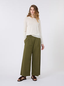 Linen Yarn Jumper for Women - Ecru - Max Mara UAE