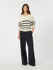 Cotton Yarn Jumper for Women - Navy - Max Mara UAE