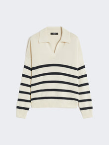 Cotton Yarn Jumper for Women - Navy - Max Mara UAE