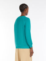Cotton Yarn Jumper for Women - Emerald - Max Mara UAE