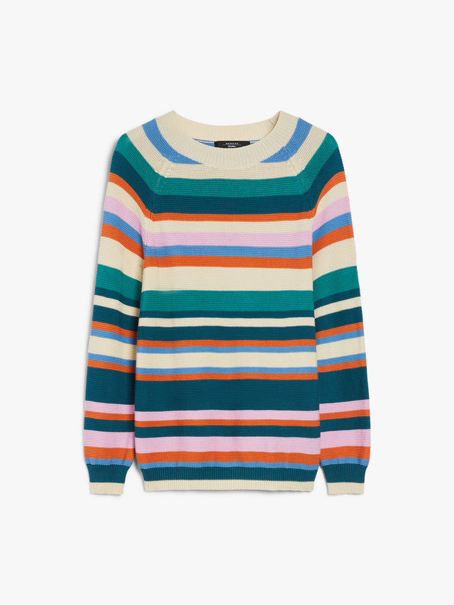 Cotton Yarn Jumper for Women - Multicolour - Max Mara UAE
