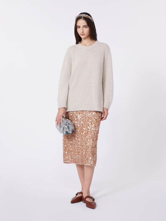 max mara oversized alpaca and cotton sweater for women