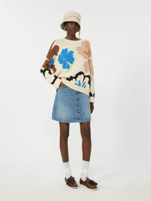 max mara patterned cotton crew-neck for women