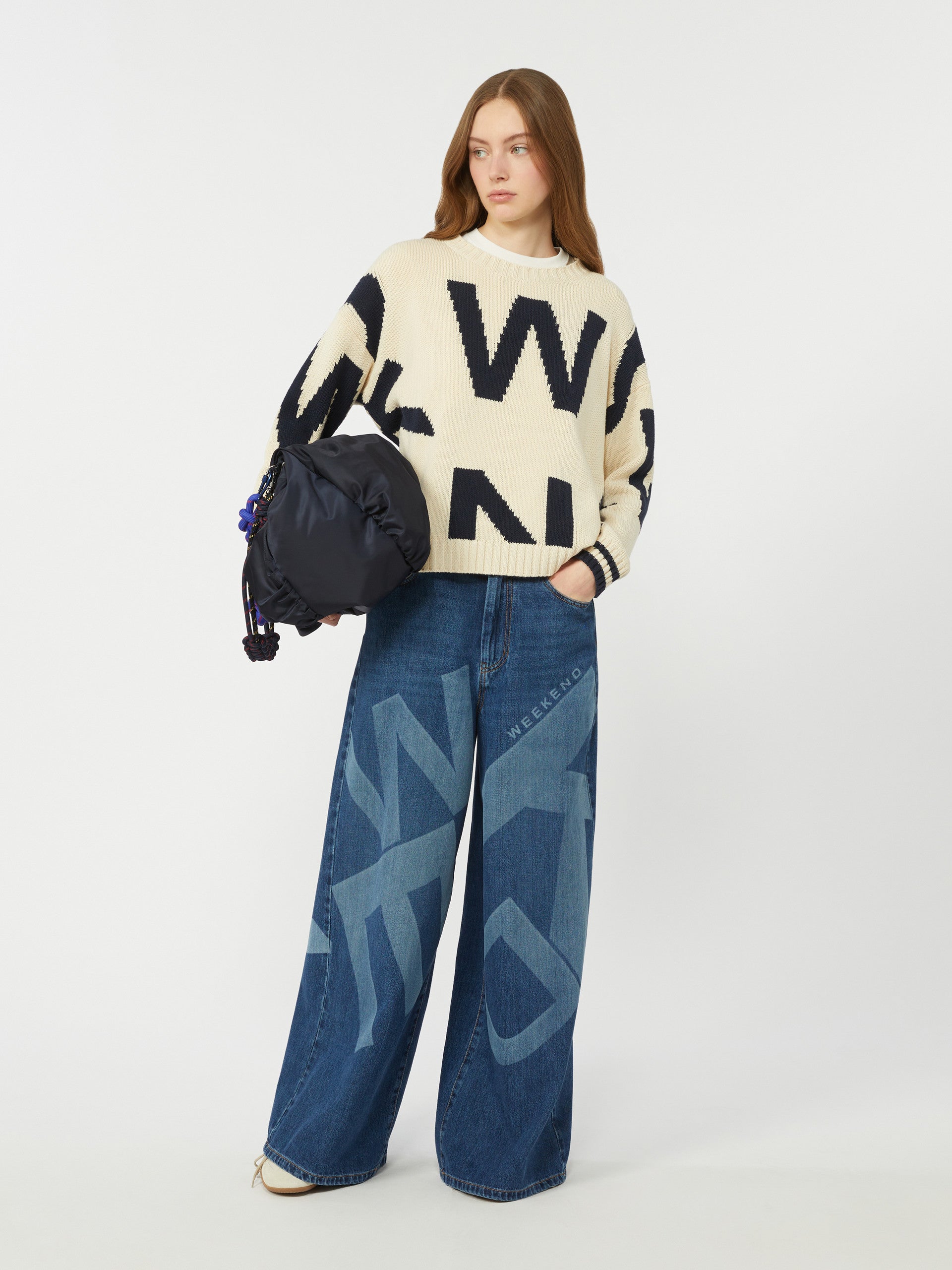 max mara patterned cotton crew-neck for women