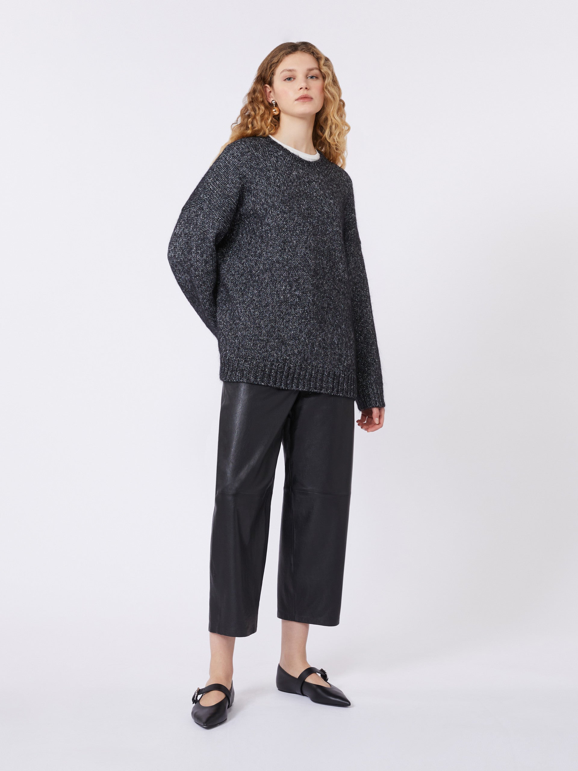 max mara oversized mohair and lurex sweater for women