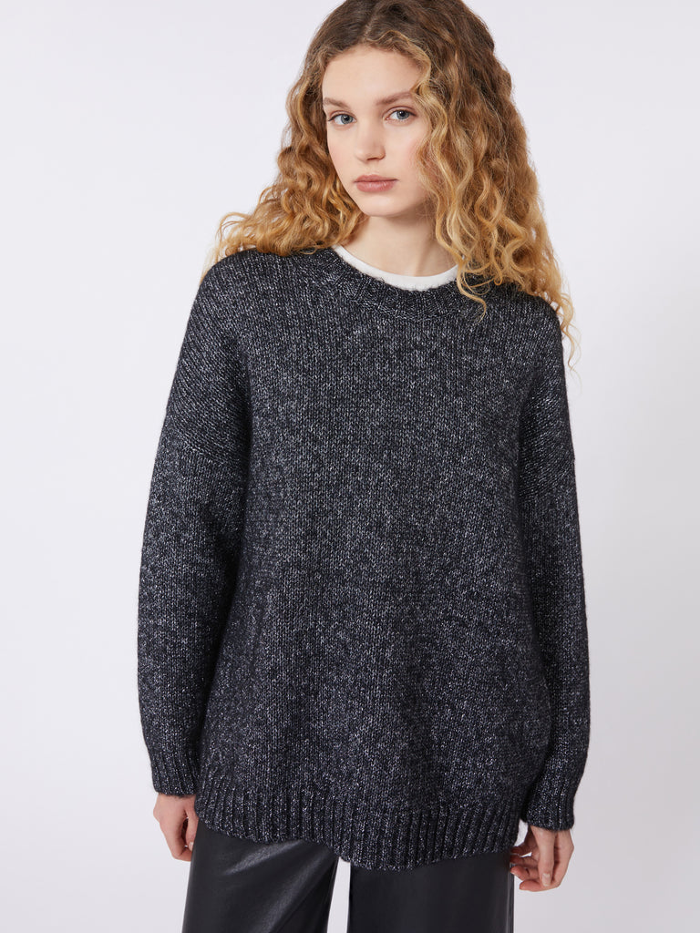max mara oversized mohair and lurex sweater