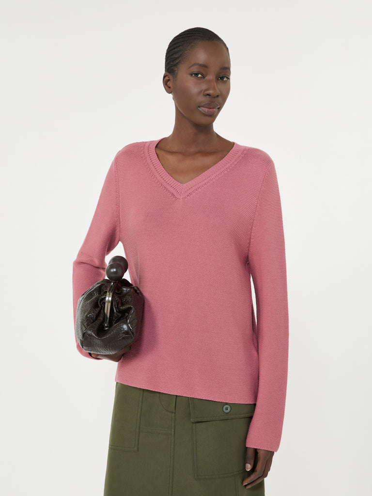 max mara cotton boxy sweater