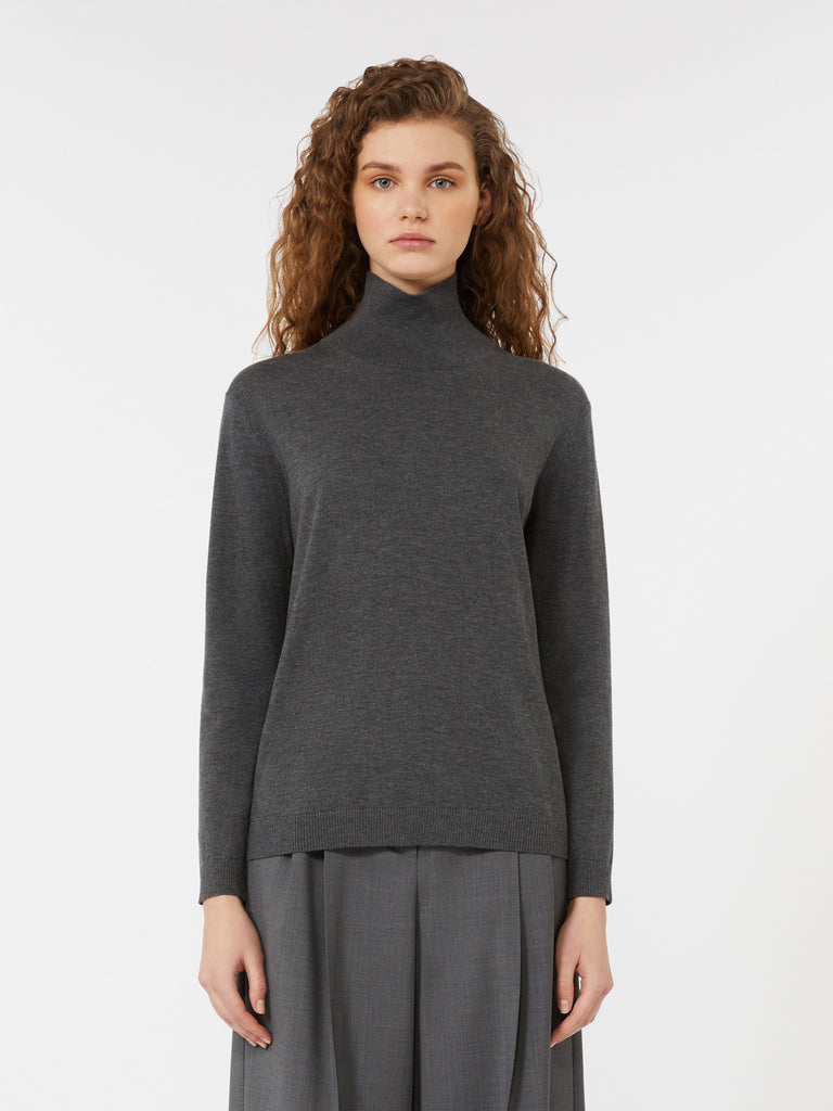max mara wool and silk knit turtleneck