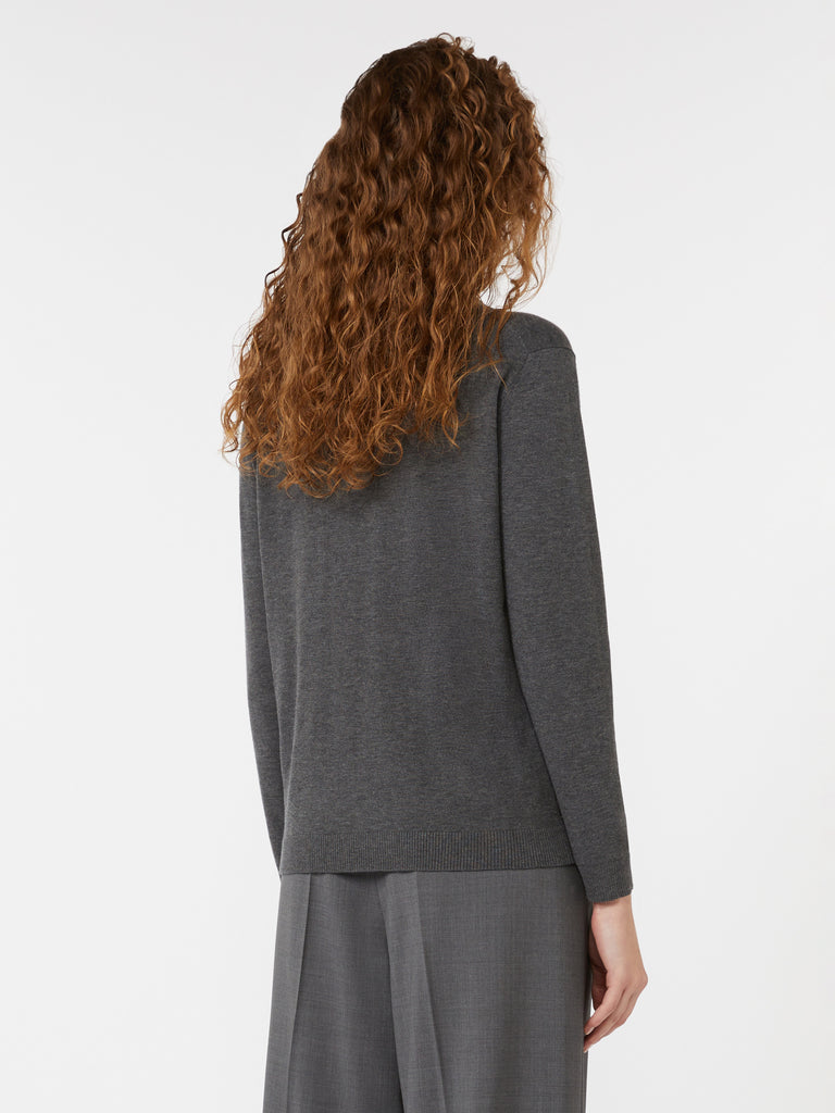 max mara wool and silk knit turtleneck