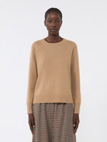 Cashmere Yarn Jumper for Women - Camel - Max Mara UAE