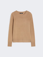 Cashmere Yarn Jumper for Women - Camel - Max Mara UAE