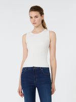 max mara sleeveless stretch viscose sweater for women