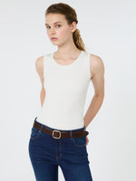 max mara sleeveless stretch viscose sweater for women