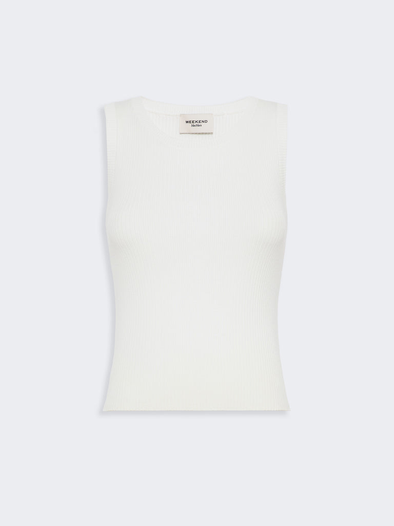 max mara sleeveless stretch viscose sweater