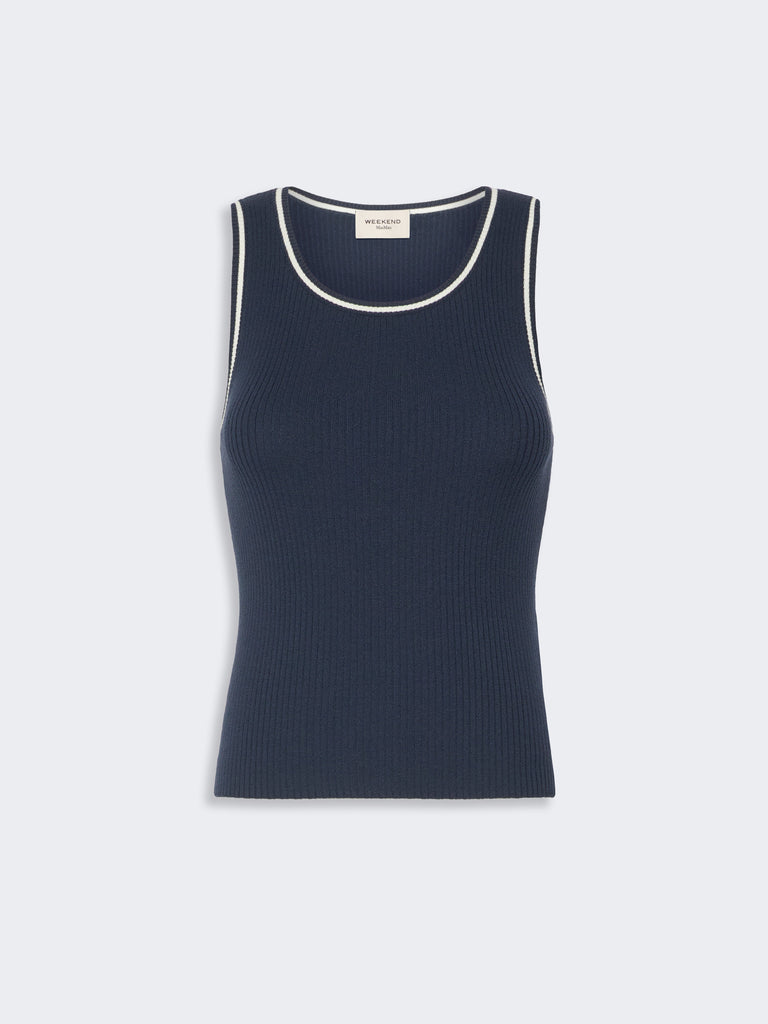 max mara sleeveless stretch viscose sweater