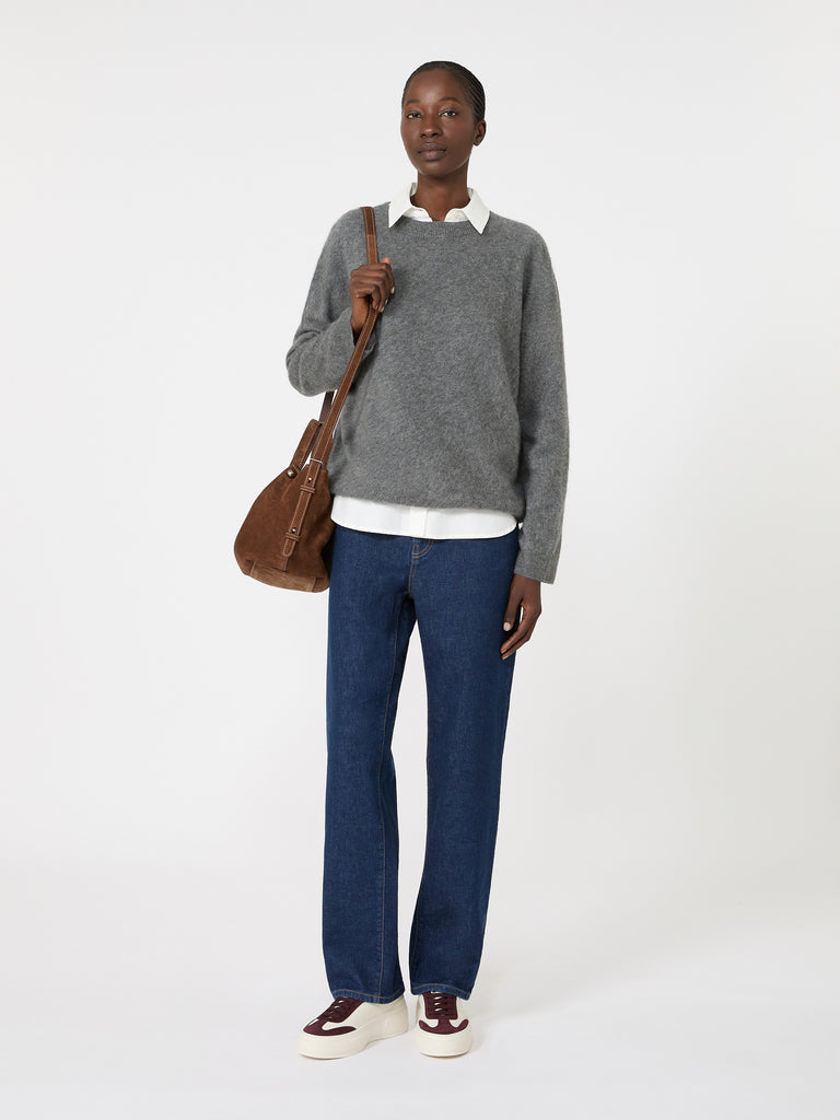 max mara wool and cashmere crewneck sweater