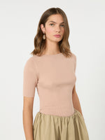 max mara slim-fit stretch viscose sweater for women