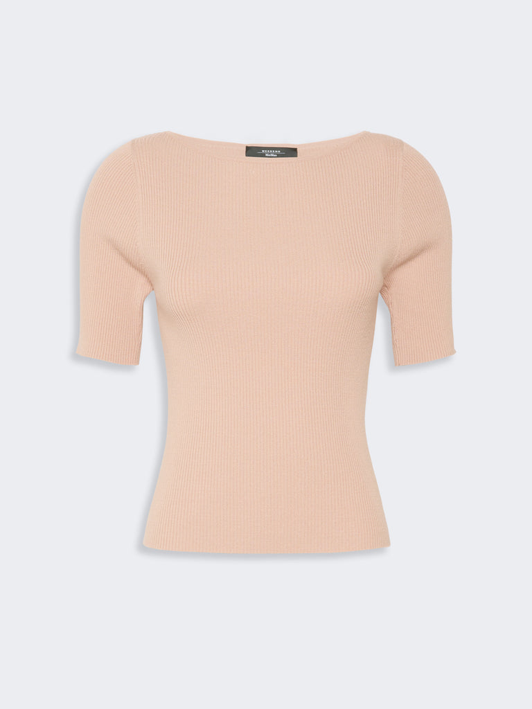 max mara slim-fit stretch viscose sweater