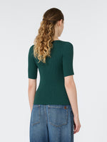 max mara slim-fit stretch viscose sweater for women