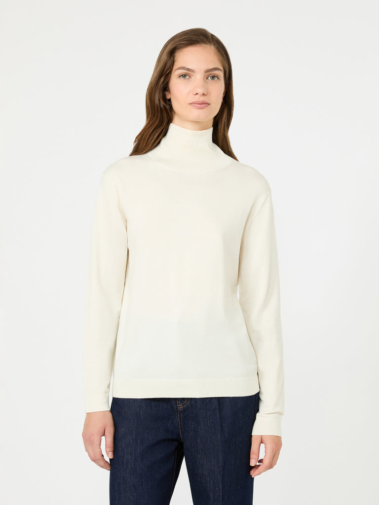 max mara wool and silk knit turtleneck